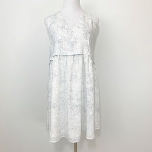 Anthropologie Maisie Watercolor Babydoll Dress